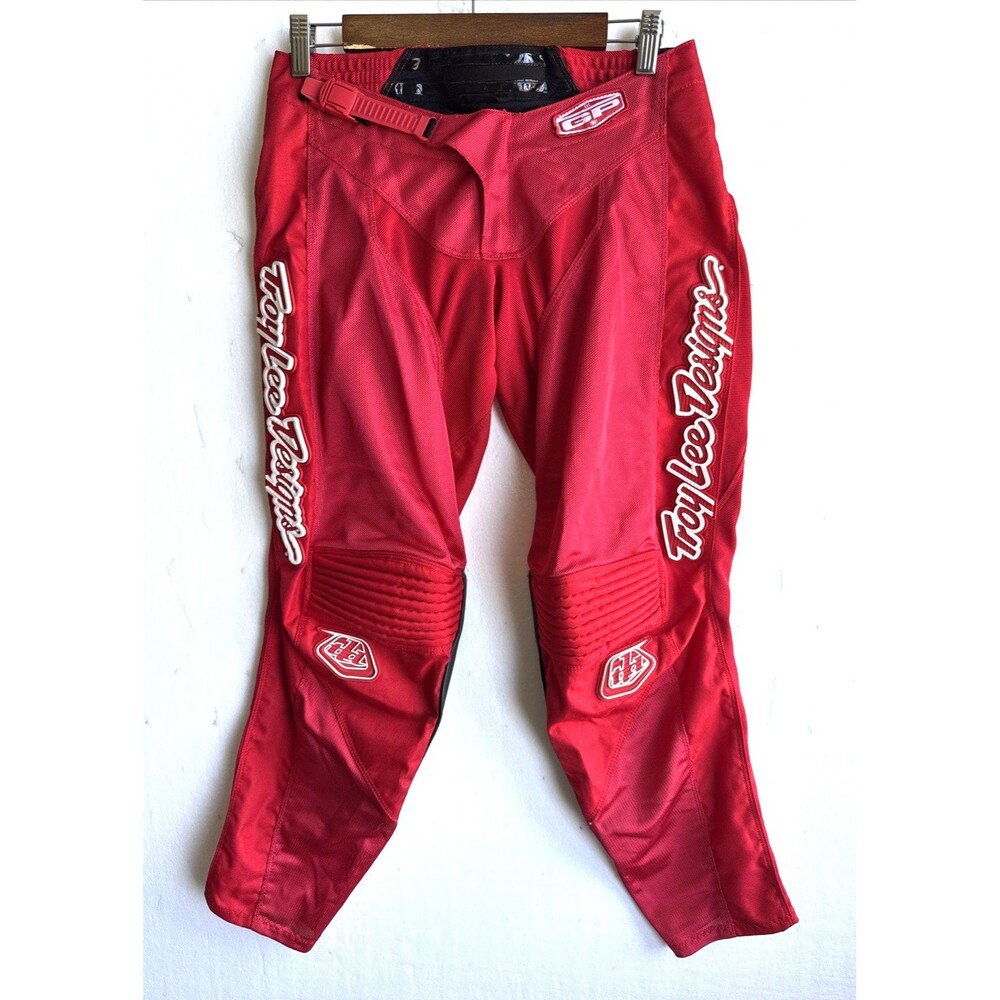 Troy Lee Designs TLD GP Men Motocross Pants Mono Red Size 30 Dirt Bike MX Riding